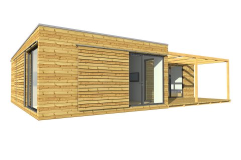Modulový dům 12 x 9 m