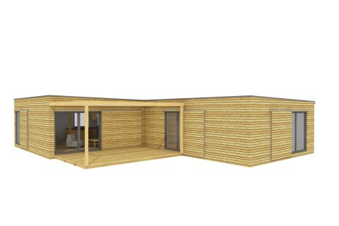 Modulový dům D 15 x 12 m