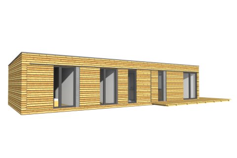 Modulový dům 15 x 6 m