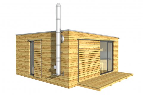 Modulový dům 6 x 6 m