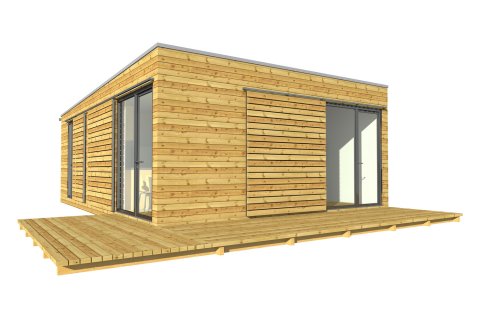 Modulový dům 9 x 9 m