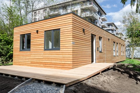 Modulový dům 18 x 6 m