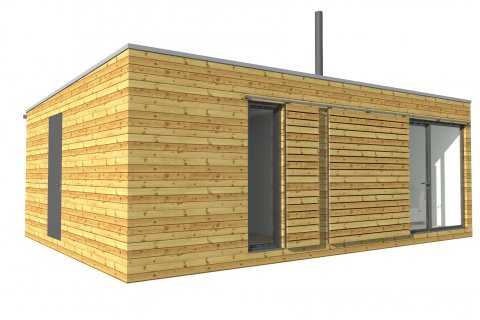 Modulový dům 8 x 6 m