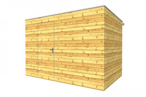 Venkovní dřevěná sauna 3,5x2 m