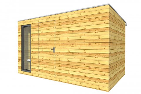Venkovní dřevěná sauna 4x2,5 m