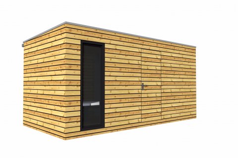 Venkovní dřevěná sauna 5x2,5 m